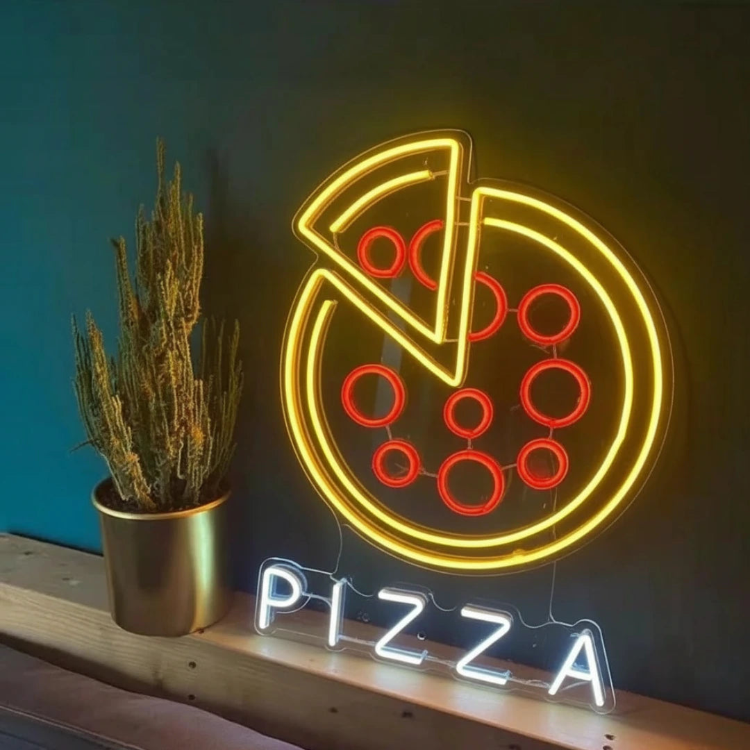 Pizza Neon Sign – LED Light for Pizzerias, Cafés & Restaurants