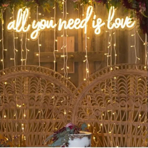 "All You Need Is Love" Neon Led Sign