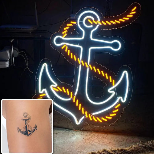 Anchor Neon Sign – A Timeless Symbol of Strength & Stability - Neon Brothers