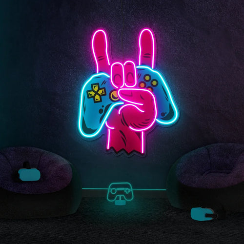 Game Controller Neon Sign