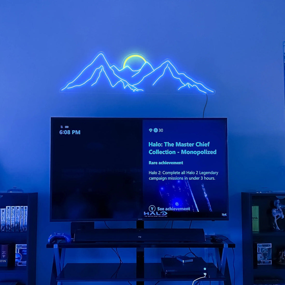Mountain Neon Sign – LED Mountain Wall Art for Adventure Lovers & Cozy Decor - Neon Brothers