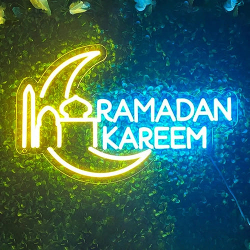 Ramadan Kareem Neon Sign – Custom LED Light for Eid & Ramadan Wall & Yard Décor - Neon Brothers