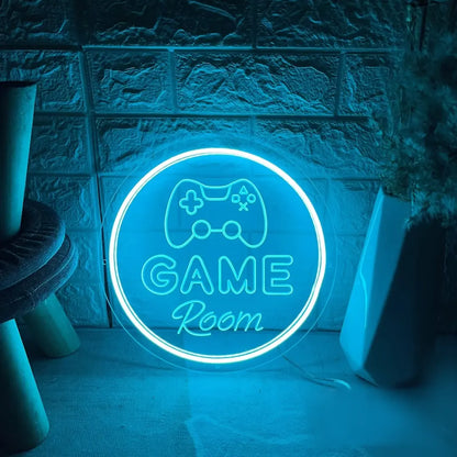 Game Room Neon Sign – Custom Game Pad LED Light by Neon Brothers