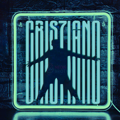 Cristiano Ronaldo  - Laser Engrave Led Sign