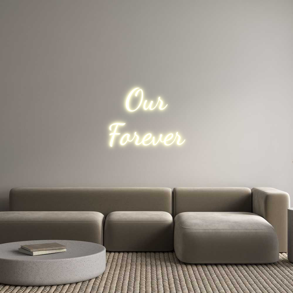 Custom Neon: Our Forever