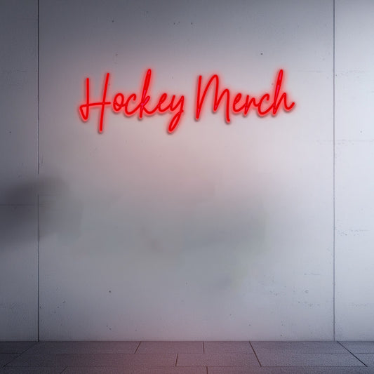 Light Up Your Love for Hockey | Hockey Merch Signs