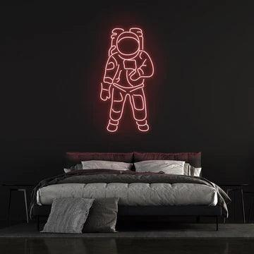 'ASTRONAUT' NEON SIGN-Neonsigns-60 x 60 cm-Neon Brothers