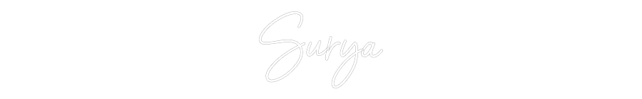 Custom Neon: Surya