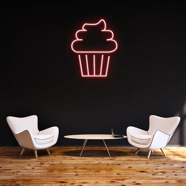 Cake - LED Neon Sign-Neonsigns-45 x 90 cm-Red-Neon Brothers