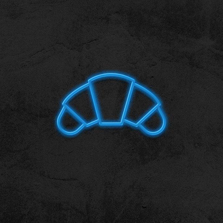 CROISSANT - LED NEON SIGN-Neonsigns-45 x 105 cm-Blue-Neon Brothers