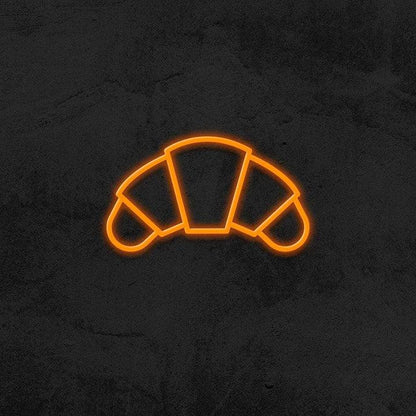 CROISSANT - LED NEON SIGN-Neonsigns-45 x 105 cm-Orange-Neon Brothers