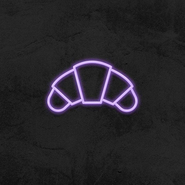 CROISSANT - LED NEON SIGN-Neonsigns-45 x 105 cm-Purple-Neon Brothers