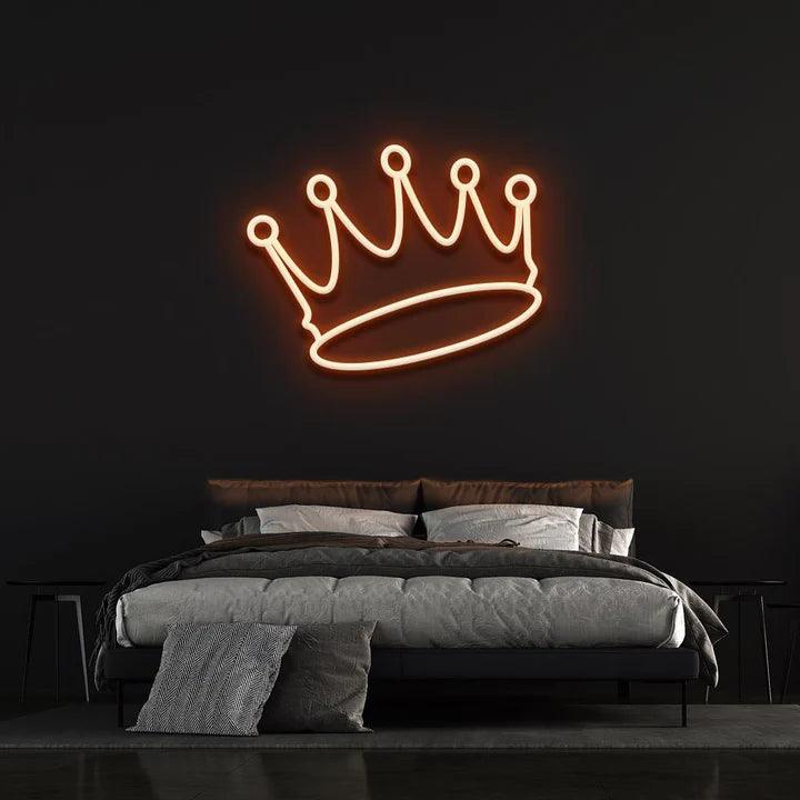 CROWN - LED NEON SIGN-Neonsigns-Orange-60 x 120 cm-Neon Brothers