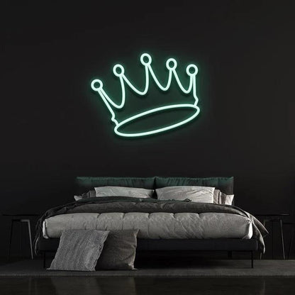 CROWN - LED NEON SIGN-Neonsigns-Teal-60 x 120 cm-Neon Brothers