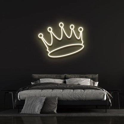 CROWN - LED NEON SIGN-Neonsigns-white-60 x 120 cm-Neon Brothers