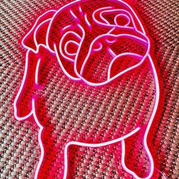 CUTIE -THE PUG NEON SIGN-Neonsigns-Neon Brothers