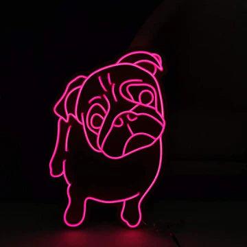 CUTIE -THE PUG NEON SIGN-Neonsigns-Neon Brothers