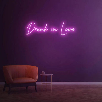 Drunk in Love - LED Neon Sign-Neonsigns-Pink-60 x 120 cm-Neon Brothers