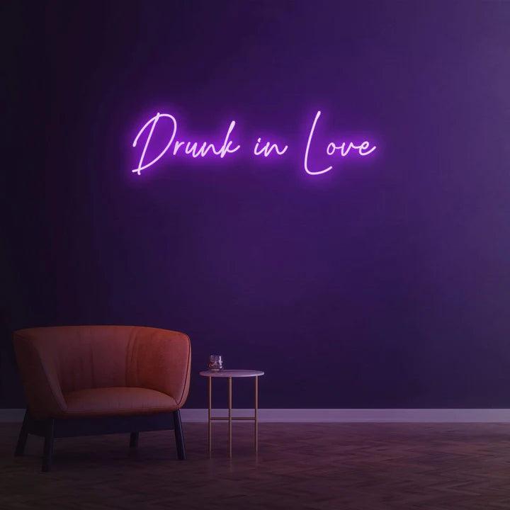 Drunk in Love - LED Neon Sign-Neonsigns-Purple-60 x 120 cm-Neon Brothers