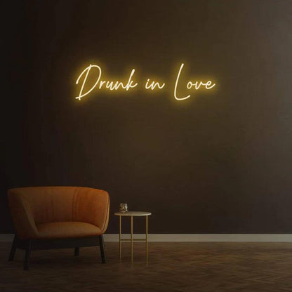 Drunk in Love - LED Neon Sign-Neonsigns-Warm White-60 x 120 cm-Neon Brothers