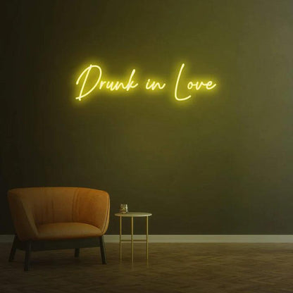 Drunk in Love - LED Neon Sign-Neonsigns-Yellow-60 x 120 cm-Neon Brothers