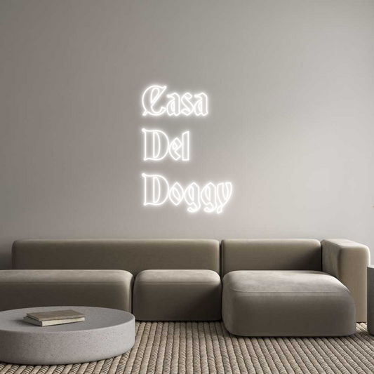 Custom Neon: Casa
Del
Do...