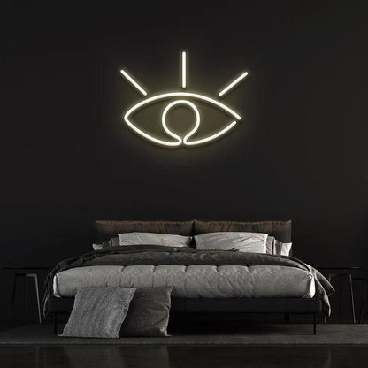 EYE - LED NEON SIGN-Neonsigns-60 x 120 cm-Warm White-Neon Brothers