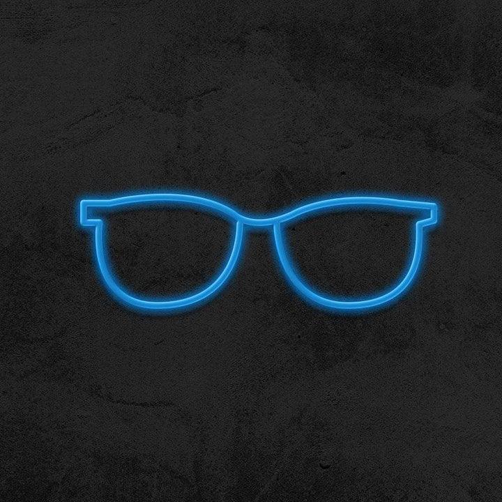 Glasses - LED Neon Sign-Neonsigns-45 x 105 cm-Blue-Neon Brothers