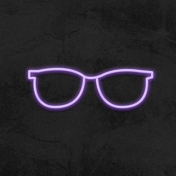 Glasses - LED Neon Sign-Neonsigns-45 x 105 cm-Purple-Neon Brothers