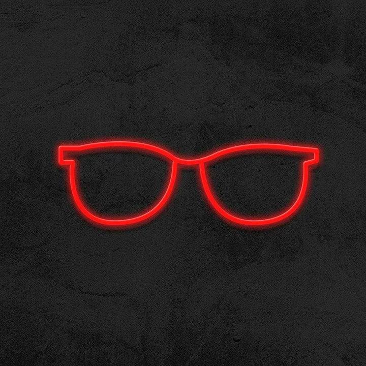 Glasses - LED Neon Sign-Neonsigns-45 x 105 cm-Red-Neon Brothers