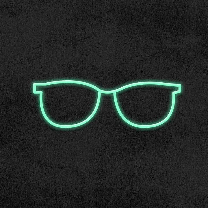 Glasses - LED Neon Sign-Neonsigns-45 x 105 cm-Teal-Neon Brothers