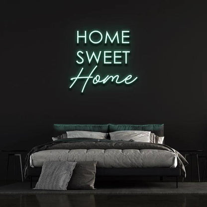 HOME SWEET HOME - LED NEON SIGN-Neonsigns-45 x 90 cm-Teal-Neon Brothers