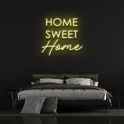 HOME SWEET HOME - LED NEON SIGN-Neonsigns-45 x 90 cm-Yellow-Neon Brothers