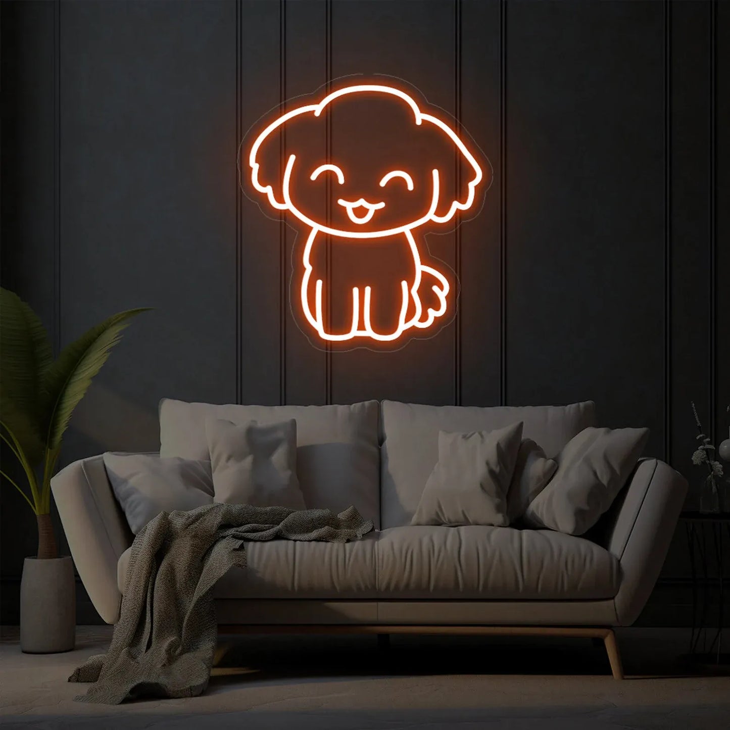 Pet Dog Neon Sign – A Heartwarming Tribute to Man’s Best Friend