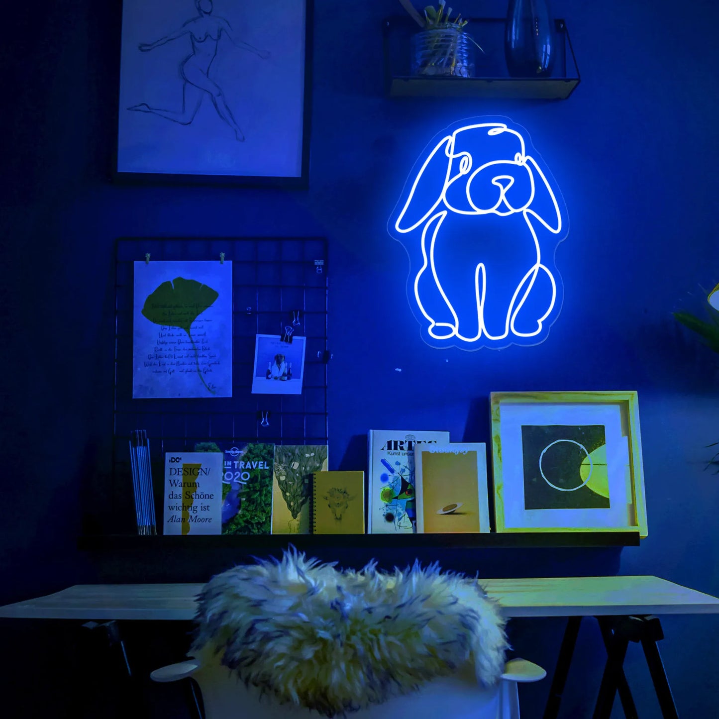 Bunny Cute Neon Sign – The Perfect Glow for Easter & Beyond