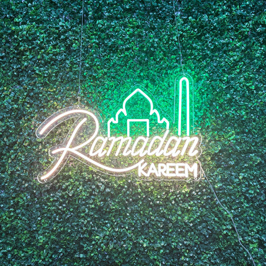 Ramadan Kareem Neon Sign | LED Light for Islamic Decoration, Ramadan Festival Home Decor