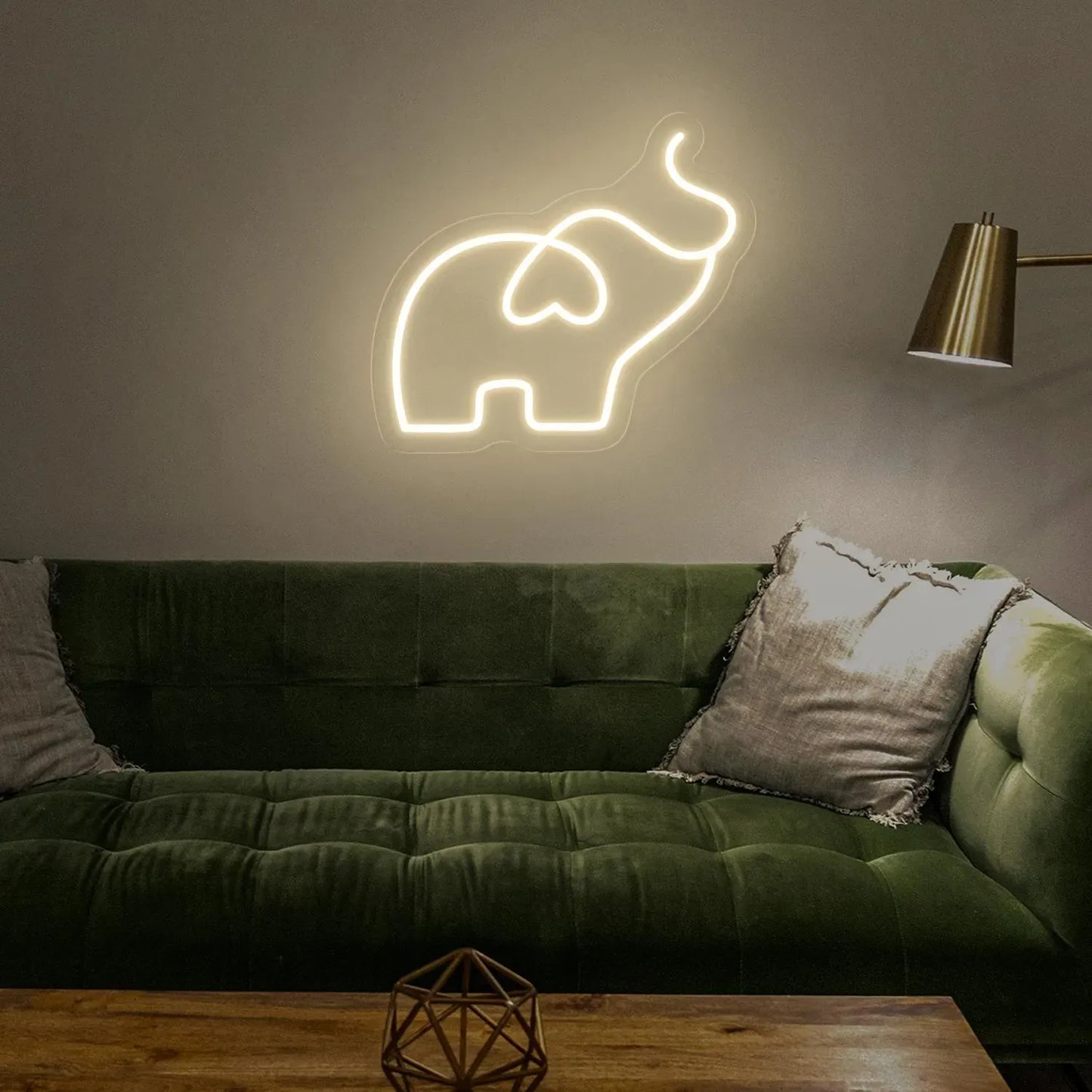 Elephant Neon Sign – A Symbol of Strength, Wisdom & Good Luck