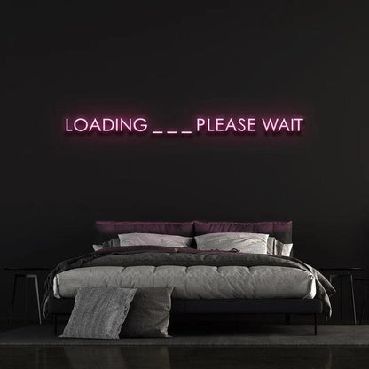 LOADING ... PLEASE WAIT - LED NEON SIGN-Neonsigns-45 x 90 cm-Pink-Neon Brothers