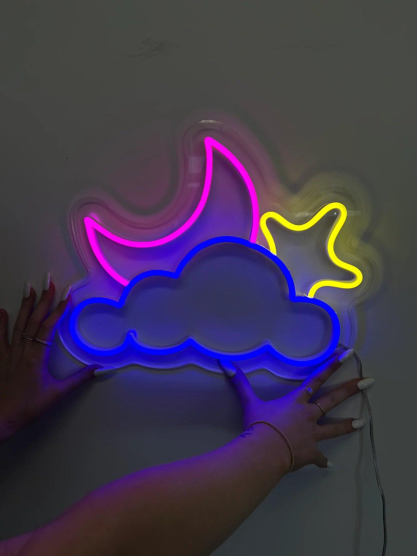 MINI STARY NIGHT LED NEON SIGN!-Neonsigns-Multi-45 x 105 cm-Neon Brothers