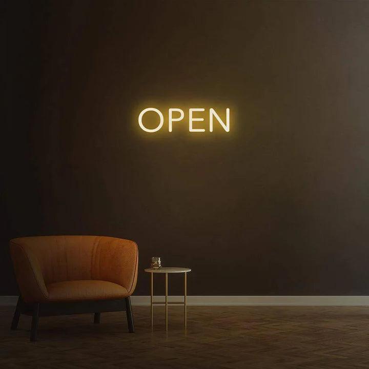 Open - LED Neon Sign-Neonsigns-Warm White-60 x 60 cm-Neon Brothers