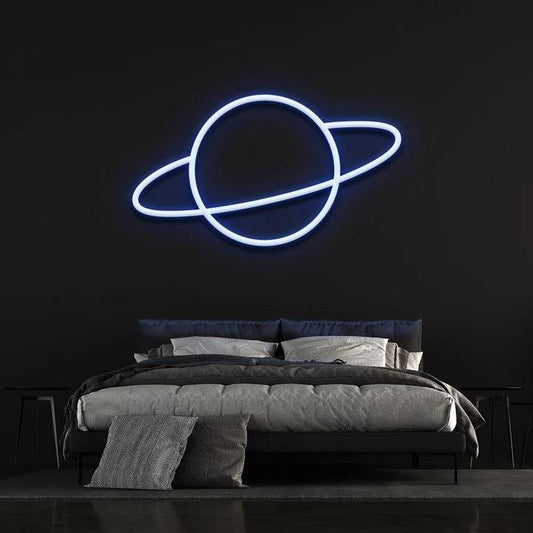 PLANET - LED NEON SIGN-Neonsigns-Blue-60 x 120 cm-Neon Brothers