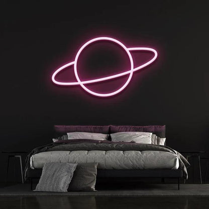 PLANET - LED NEON SIGN-Neonsigns-Pink-60 x 120 cm-Neon Brothers