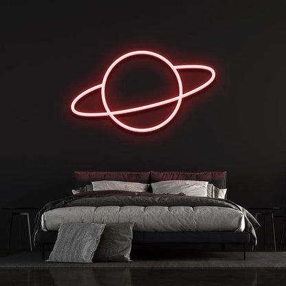 PLANET - LED NEON SIGN-Neonsigns-Red-60 x 120 cm-Neon Brothers