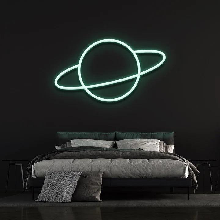 PLANET - LED NEON SIGN-Neonsigns-Teal-60 x 120 cm-Neon Brothers