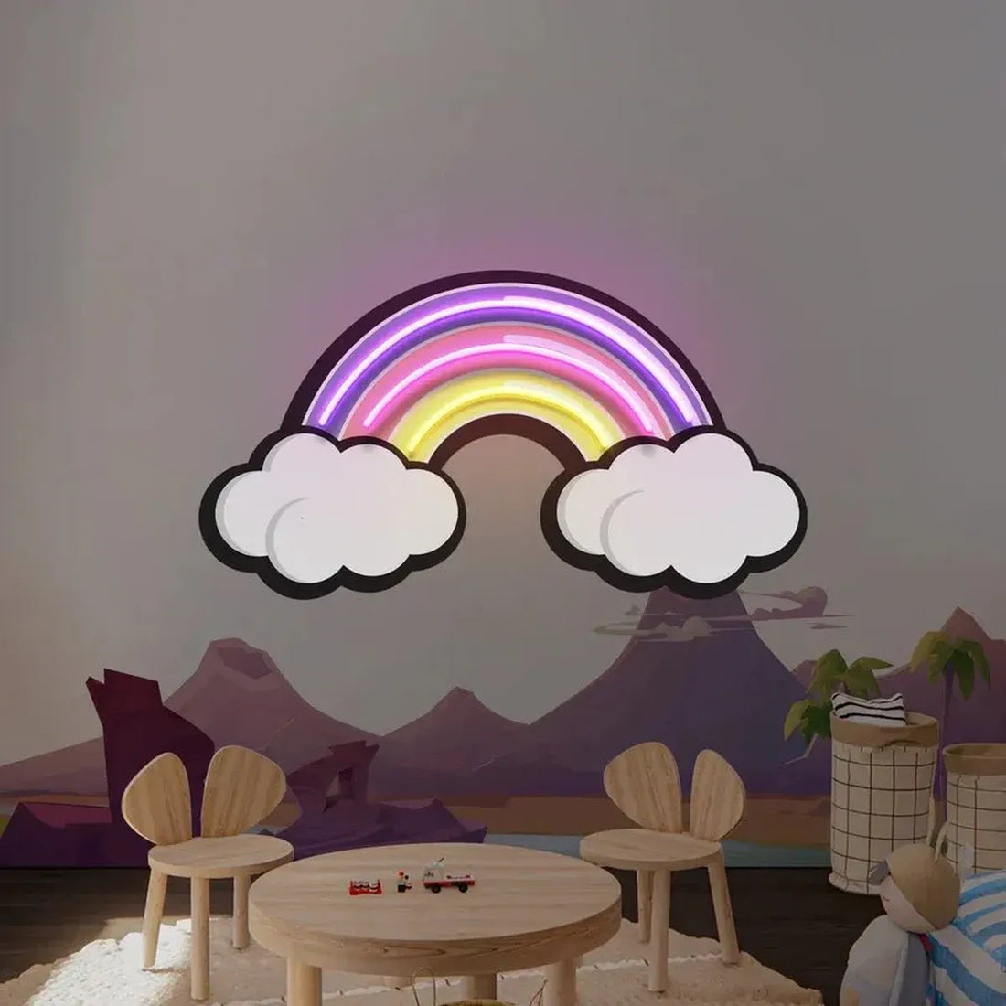 Rainbow Neon Sign – A Colorful Glow for Kids & Celebrations - Neon Brothers