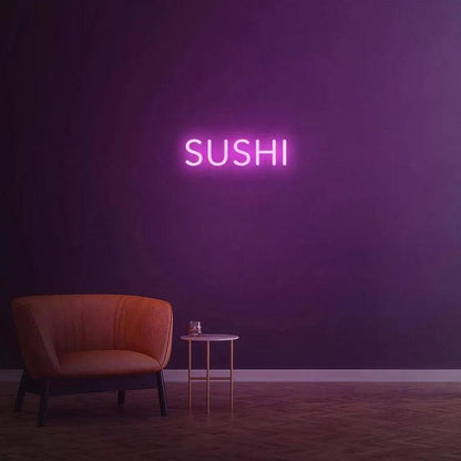 SUSHI - LED NEON SIGN-Neonsigns-45 x 90 cm-Pink-Neon Brothers