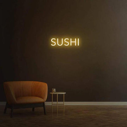 SUSHI - LED NEON SIGN-Neonsigns-45 x 90 cm-Warm White-Neon Brothers