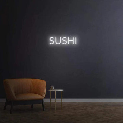 SUSHI - LED NEON SIGN-Neonsigns-45 x 90 cm-White-Neon Brothers