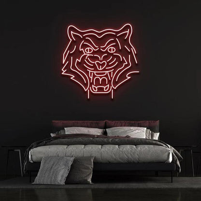 TIGER - LED NEON SIGN-Neonsigns-45 x 90 cm-Red-Neon Brothers