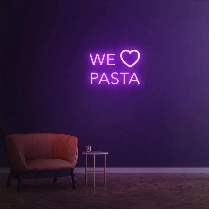 We Love Pasta - LED Neon Sign-Neonsigns-Neon Brothers